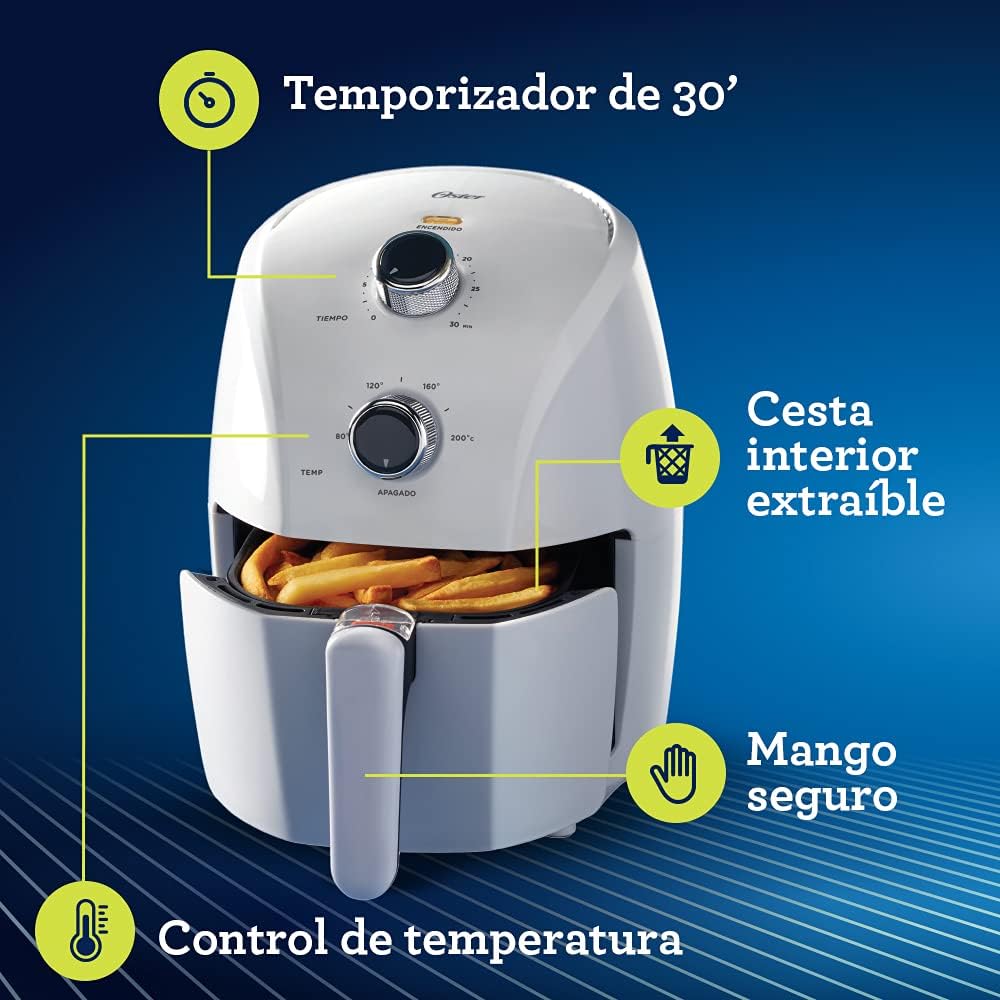 Mini Freidora de aire Oster 1.5L ALM526 - Image 4